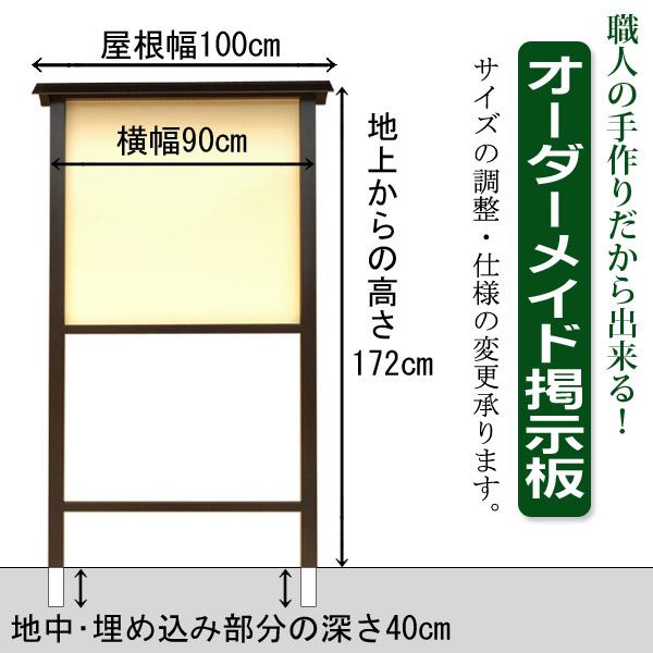 楽天市場 ステンレス製 屋根付き掲示板 屋外用 横幅90cmタイプ 屋根幅100cm 野外 寺院 神社 会館 町内会 配送区分 ｈ 宅配便のみ 一部地域除き 送料無料 京都の仏具屋さん 香華堂