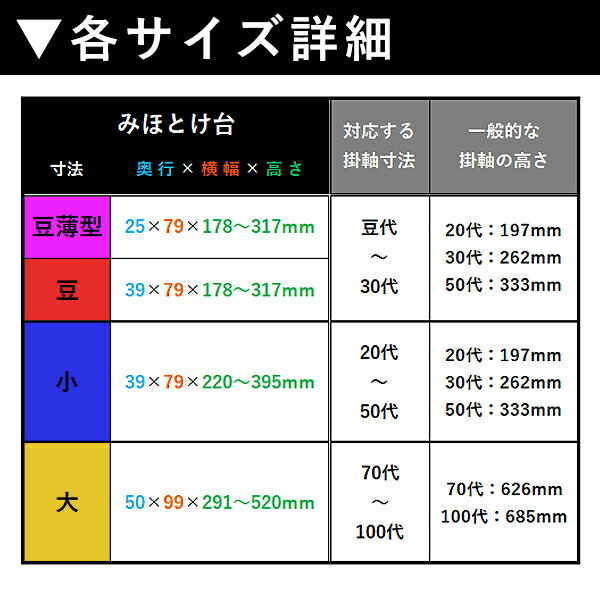 お歳暮 金属製 掛軸台 みほとけ台 サイズ www.fengshuidesign.ie