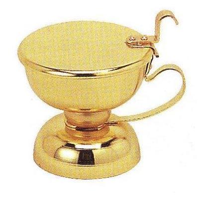 【蝋燭用品】 芯切つぼ(しんきりつぼ) 真鍮製本金メッキ芯切壷 芯切壺 和ローソク 和ろうそく 和蝋燭 仏具 【納期目安：通常3～5営業日発送】