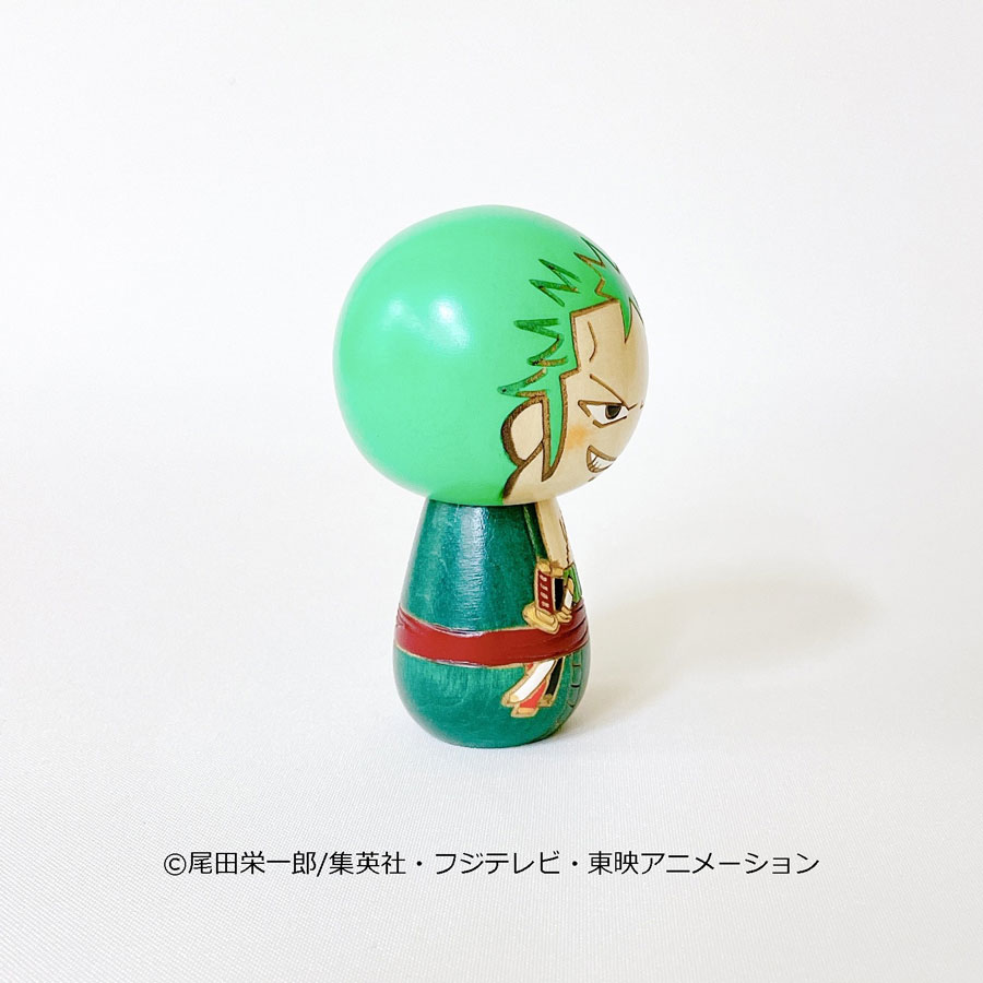 ワンピース こけし ゾロ キャラクターこけし 三刀流 プレゼント ギフト かわいい おうち時間 暮らし Stayhome 癒し インテリア 木製 日本製 伝統工芸品 海賊 日本刀 刀 One Piece 少年ジャンプ 卯三郎こけし 雑貨 置物 グッズ コラボ コラボレーション Korkmazmauritius Com