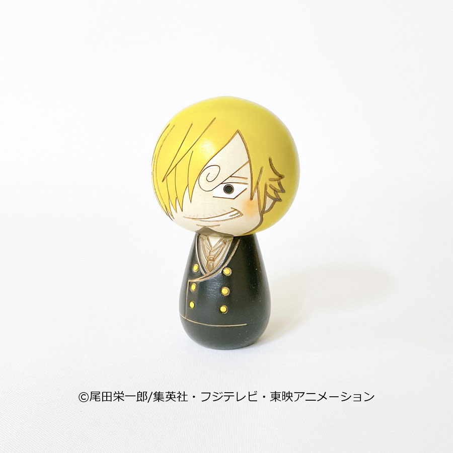 ワンピース こけし サンジ キャラクターこけし コック プレゼント ギフト かわいい おうち時間 暮らし Stayhome 癒し インテリア 木製 日本製 伝統工芸品 海賊 One Piece 少年ジャンプ 卯三郎こけし 雑貨 置物 グッズ コラボ コラボレーション Educaps Com Br