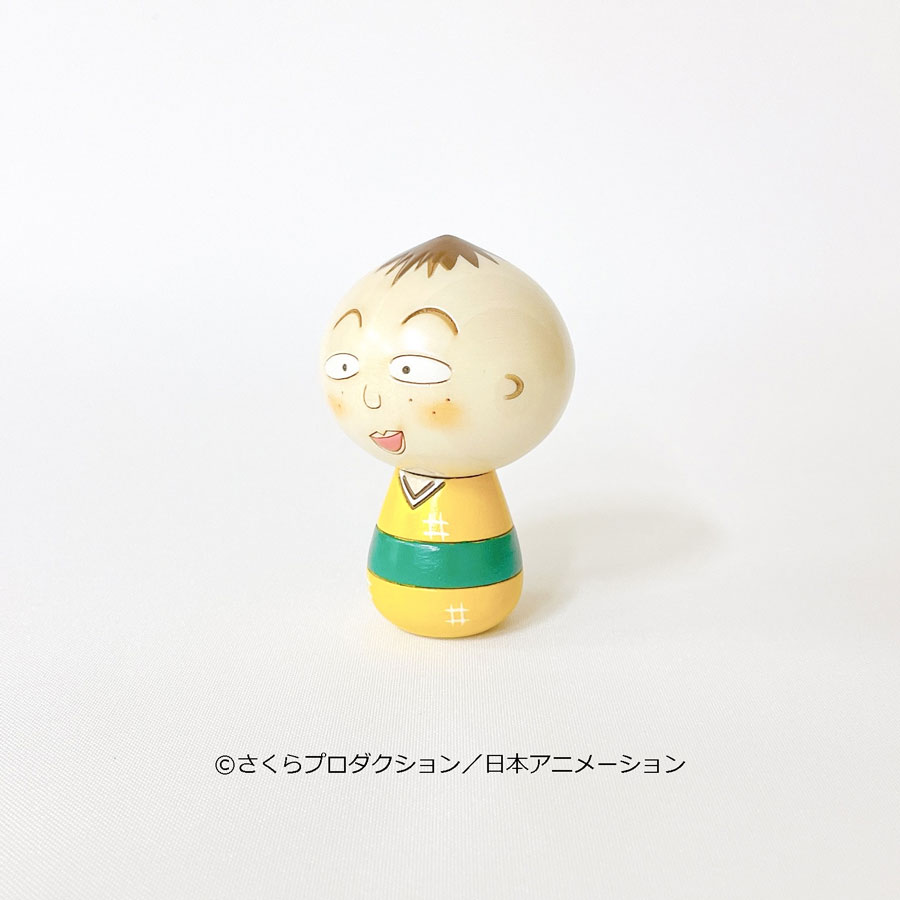 楽天市場 ちびまる子ちゃん こけし 永沢君 キャラクターこけし 玉ねぎ プレゼント ギフト かわいい おうち時間 暮らし Stayhome 癒し インテリア 木製 日本製 伝統工芸品 着物 卯三郎こけし 雑貨 置物 グッズ コラボ コラボレーション こけし屋 卯三郎の孫