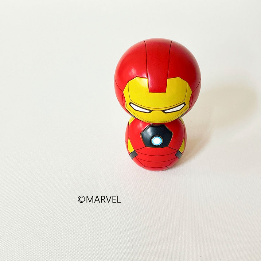 Marvel こけし アイアンマン 卯三郎こけし プレゼント ギフト かわいい おうち時間 暮らし Stayhome 癒し インテリア 木製 日本製 伝統工芸品 父の日 贈り物 置物 グッズ 手作り 雑貨 手創り ハンドメイド 手造り マーベル 映画 コラボ アベンジャーズ フィギュア