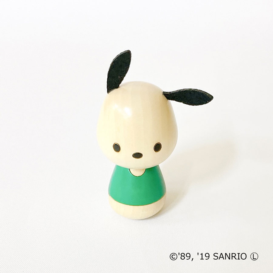 楽天市場 ポチャッコ こけし キャラクター こけし ポチャッコ グッズ マイメロ プレゼント ギフト かわいい おうち時間 暮らし Stayhome 癒し インテリア 木製 日本製 伝統工芸品 キティちゃん サンリオ 犬 リボン 卯三郎こけし 雑貨 置物 グッズ コラボ