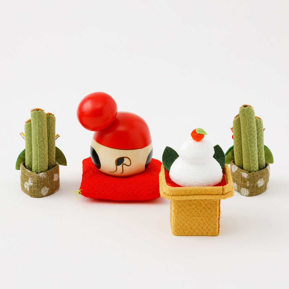 猫にタコ 飾り セット【 縁起物 こけし 】 多幸 蛸 ネコ めでたい 正月