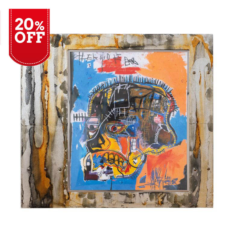 楽天市場】【正規複製ポスター使用】バスキア 無題 [デビル] 縦