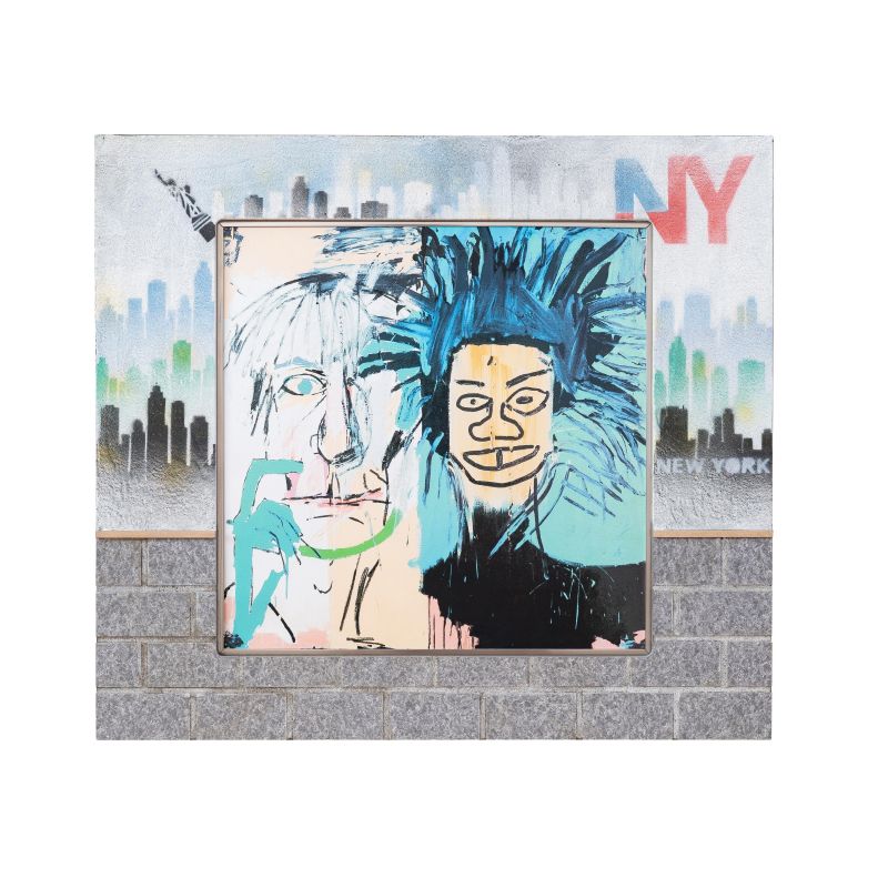 バスキア JEAN-MICHEL BASQUIAT 油絵 2