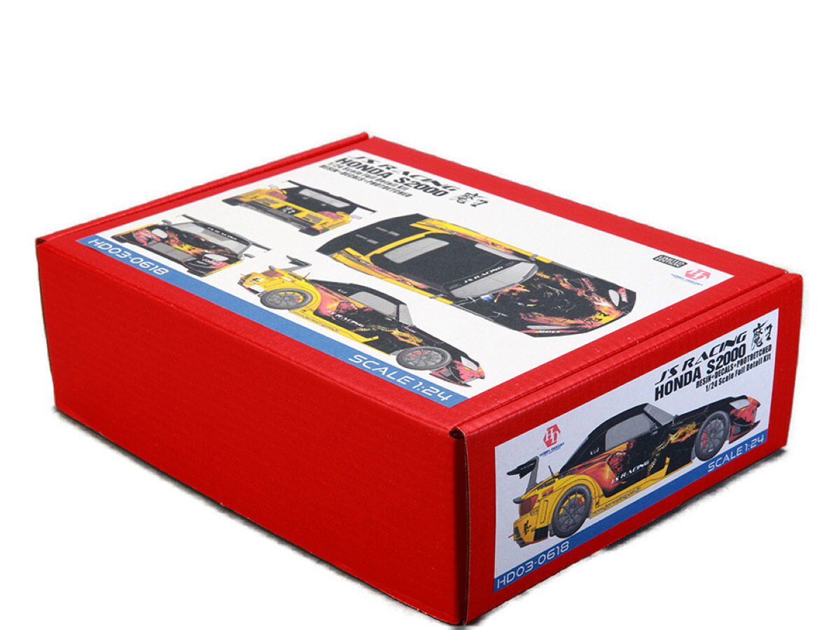 【P10倍！全商品！ 5/27 1:59まで】 ホビーデザイン HOBBY DESIGN 1/24 レジンキット JS'レーシング ホンダ S2000 魔王 HD03-0618 (hd030618)