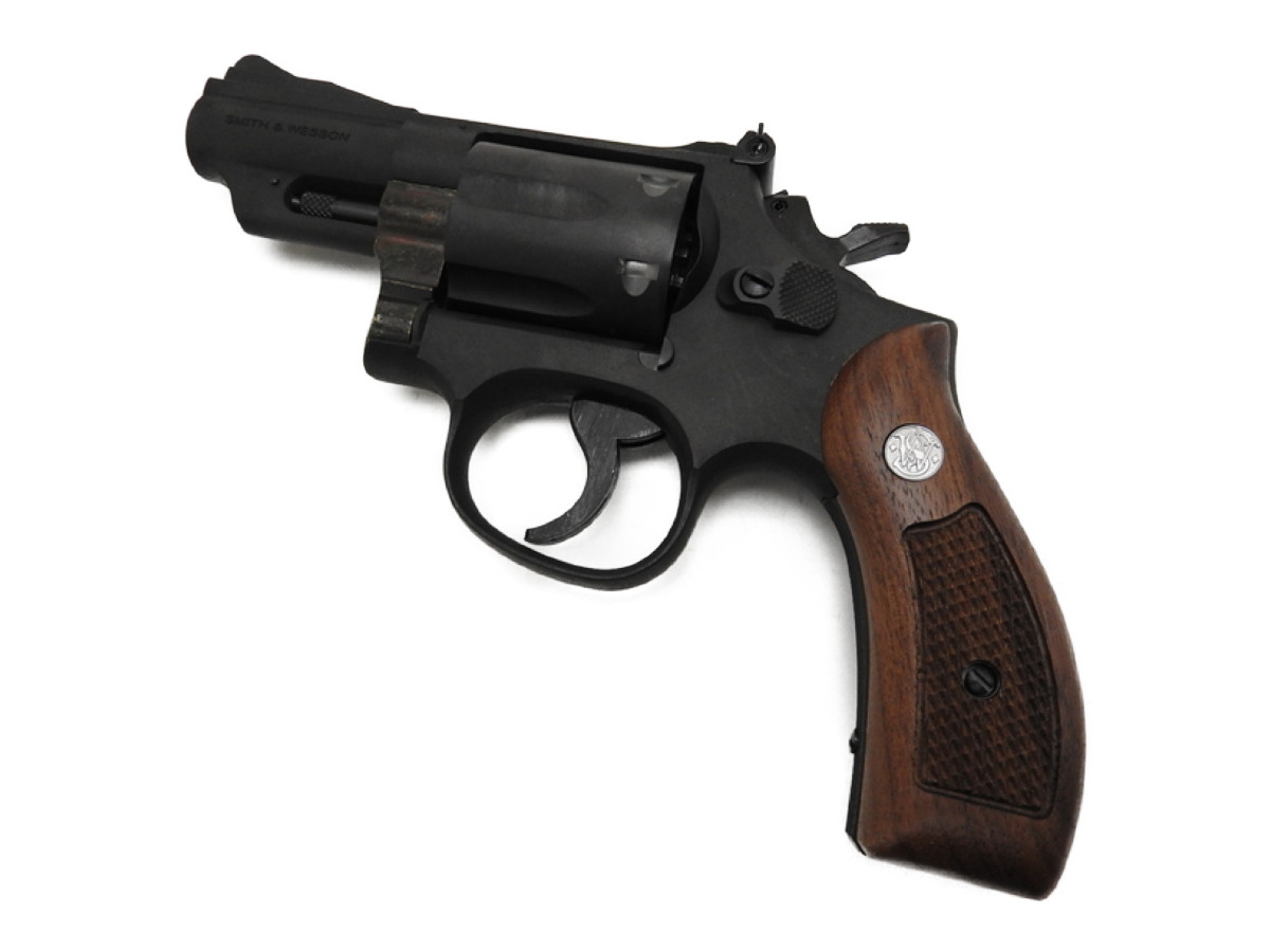 【P10倍！全商品！ 5/27 1:59まで】 ハートフォード  HWS  モデルガン S&W M19 コンバット マグナム 2.5インチ 発火式 HW ナチュラル 木製グリップ付 完成品 (4580332135701)T5-3