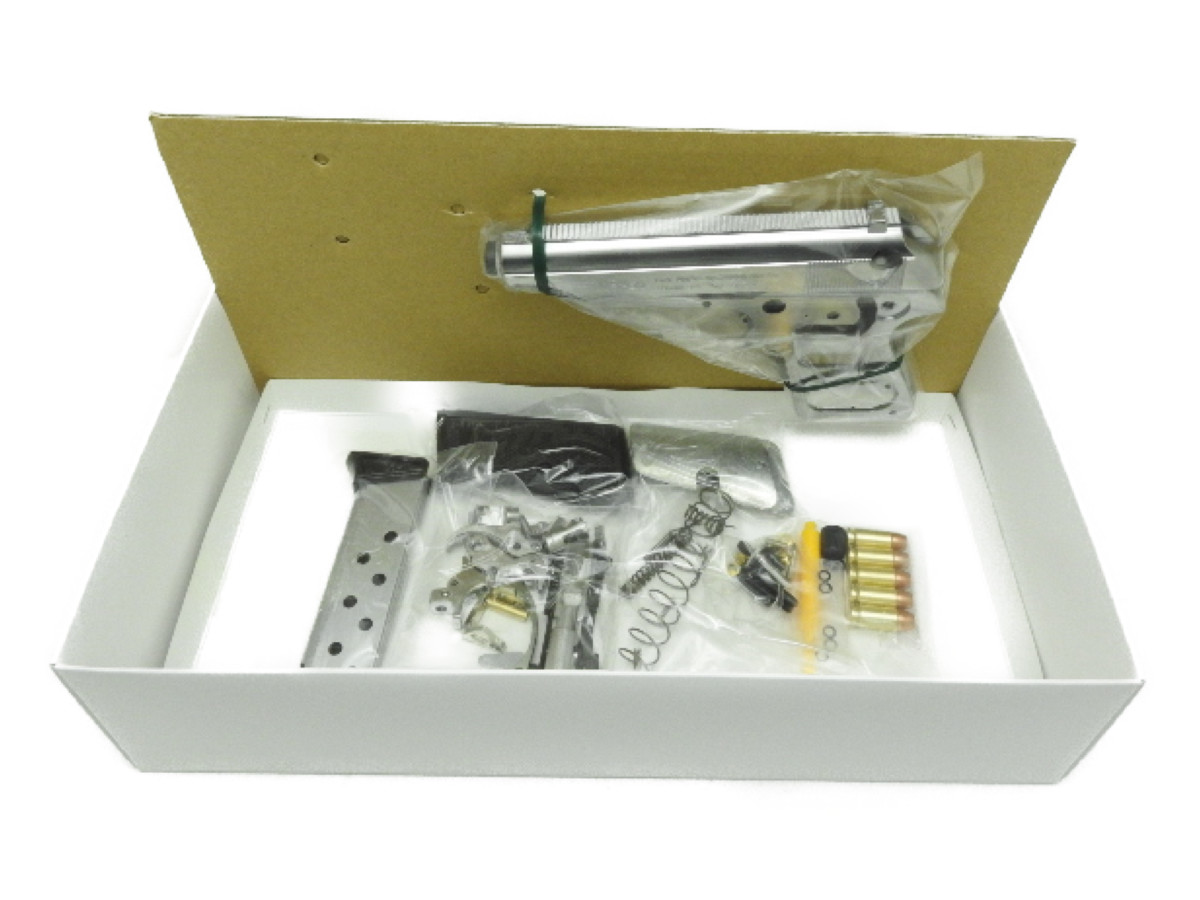 【P10倍！全商品！ 5/27 1:59まで】 マルシン MARUSHIN  モデルガン ワルサー シルバーABS 発火式 ブローバック 組立キット 正式ライセンス品 (waltherppkkitsv)T7-5
