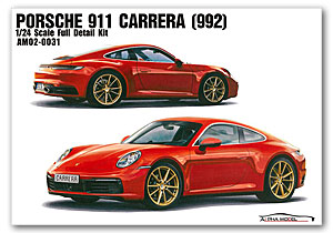【P10倍！全商品！ 5/27 1:59まで】 ホビーデザイン HOBBY DESIGN  1/24 ポルシェ 911 カレラ 2021 レジン製 フルキット 自動車模型 (am02-0031)