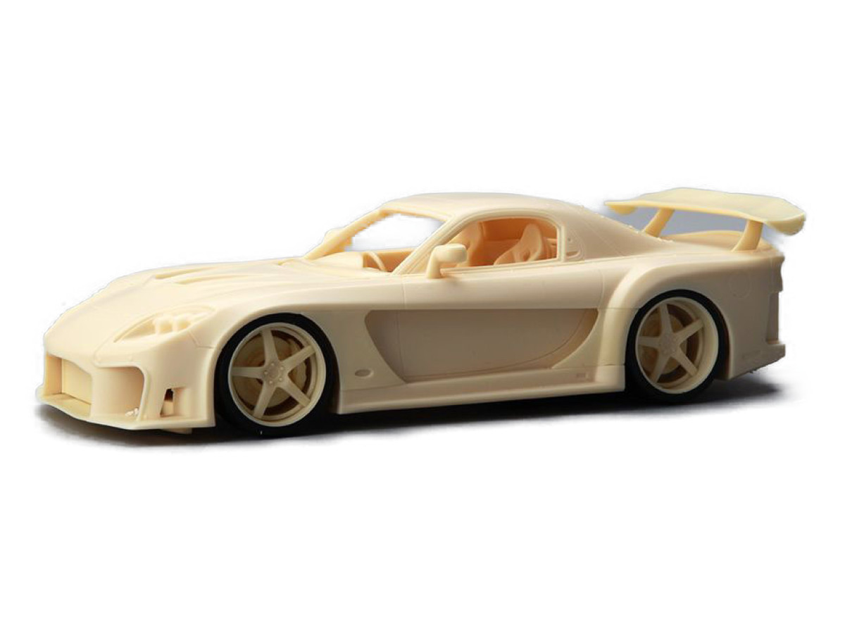 【P10倍！全商品！ 5/27 1:59まで】 HOBBY DESIGN  1/24 マツダ RX7 FD  レジン製フルキット 自動車模型 ヴェイルサイド ベルサイド (am02-0041)