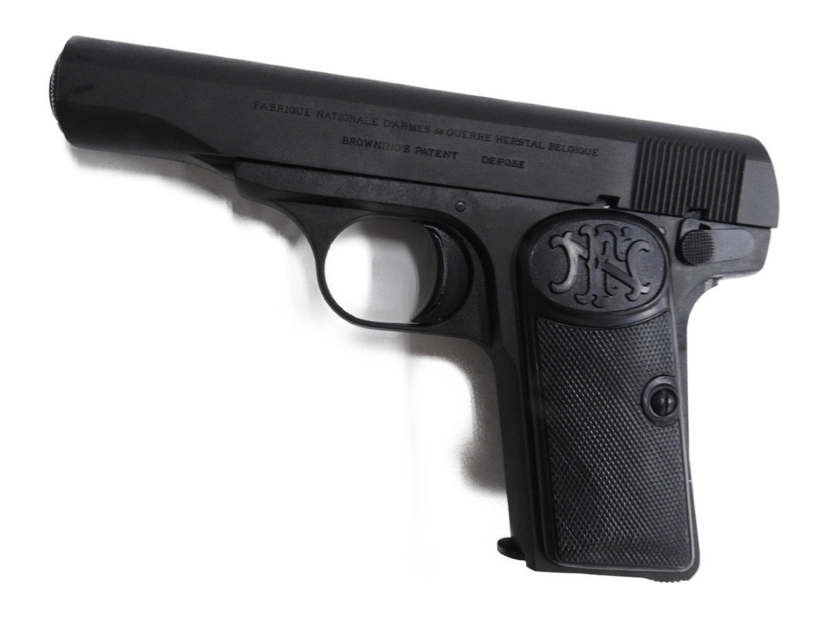 【P10倍！全商品！ 5/27 1:59まで】 マルシン MARUSHIN  モデルガン M1910 シークレットエージェント ブラックヘビーウェイト ブラックサプレッサー 発火式 モデルガン完成品 (4920136017436)T3-2