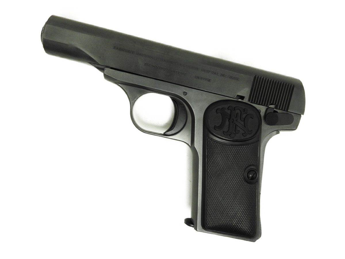 【P10倍！全商品！ 5/27 1:59まで】 マルシン MARUSHIN  モデルガン M1910 シークレットエージェント エクセレントヘビーウェイト ブラックサプレッサー 発火式 モデルガン完成品 (4920136017467)T3-2