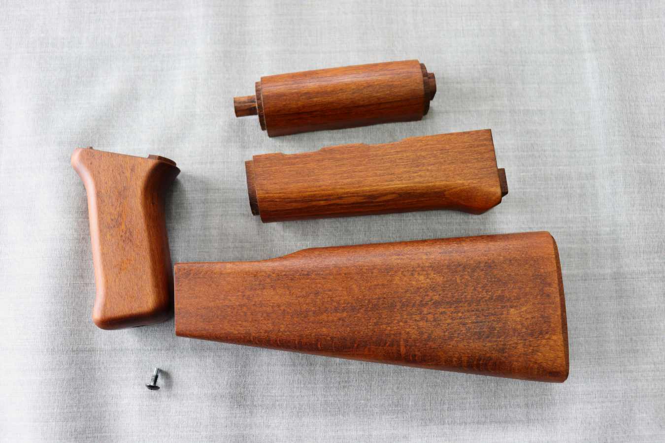 【P5倍以上★全商品 4/17 9:59まで 】 イフプロダクト If-Product ストック AK47 東京マルイ 次世代電動ガン用 木製ストック 4点セット ブナ材 銃 ライフル エアガン st-47 (4571619461033) グレー F