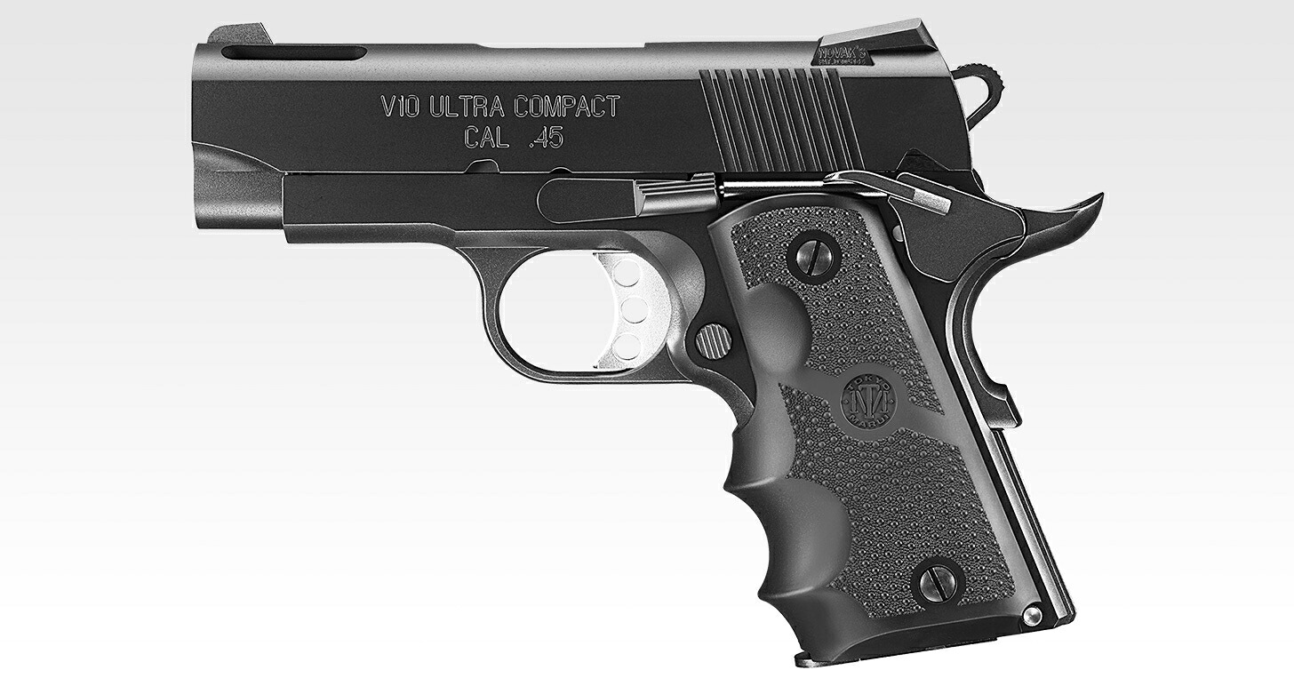 【P5倍以上！全商品！7/26 1:59まで】 東京マルイ TOKYO MARUI ガスガン V10 ウルトラコンパクト ブラック 6mmBB 18歳以上 M45 GBB ガスブローバック エアガン 銃 (4952839144041)｜モデルガンとプラモ専門店 琥花堂