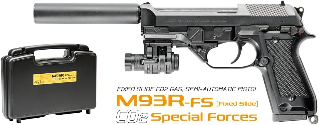 【P5倍以上！全商品！7/26 1:59まで】 マルゼン MARUZEN ガスガン ベレッタ M93R-FS CO2 スペシャルフォース 固定スライド ガスガン ハンドガン (4992487293050)｜モデルガンとプラモ専門店 琥花堂