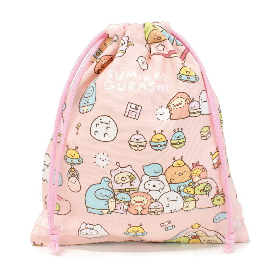 楽天市場】【すみっコぐらし】体操服入れ 巾着 キンチャク きんちゃく