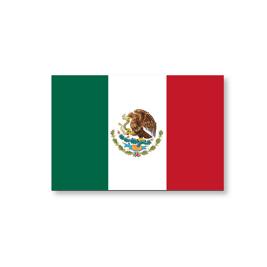 メキシコ 国旗 フェイス ペイント シール <医療テープと同じ粘着剤使用タイプ> ( 世界の 国旗 ・ 代表 ・ ラグビー サッカー ワールドカップ スポーツ 観戦 応援 ・ ボディ ペインティング タトゥーシール ) |国旗グッズのコッキス 店
