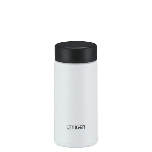 【食洗器対応・パッキン一体モデル】 タイガー魔法瓶(TIGER) 水筒 200ml 白湯OK スク リューステンレスボトル ふたとパッキンが一体化で洗うのは2点のみ らくらくキャップ 真空断熱 マグ 保温保冷 タンブラー利用可 スノーホワイト MMP-W020WP