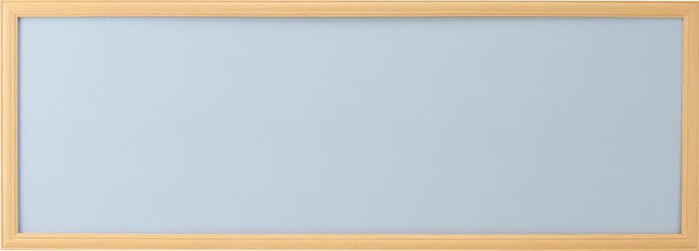 やのまん(Yanoman) 木製パズルフレーム ニューDXウッドフレーム ナチュラル (34×102cm) パネルNO.9-T セルカバー (透明シート) UVカット (紫外線カット)仕様 リバーシブルカラー台紙 吊りひも付き パネル 額 白木