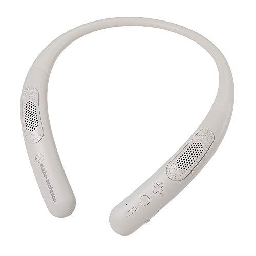 オーディオテクニカ AT-NSP300BT ワイヤレスネックスピーカー Bluetooth5.0/本体約75ｇ軽さ心積もり/年代順の連続生まれ変わり約13第四次元/microSD記憶装置歌留多相応う