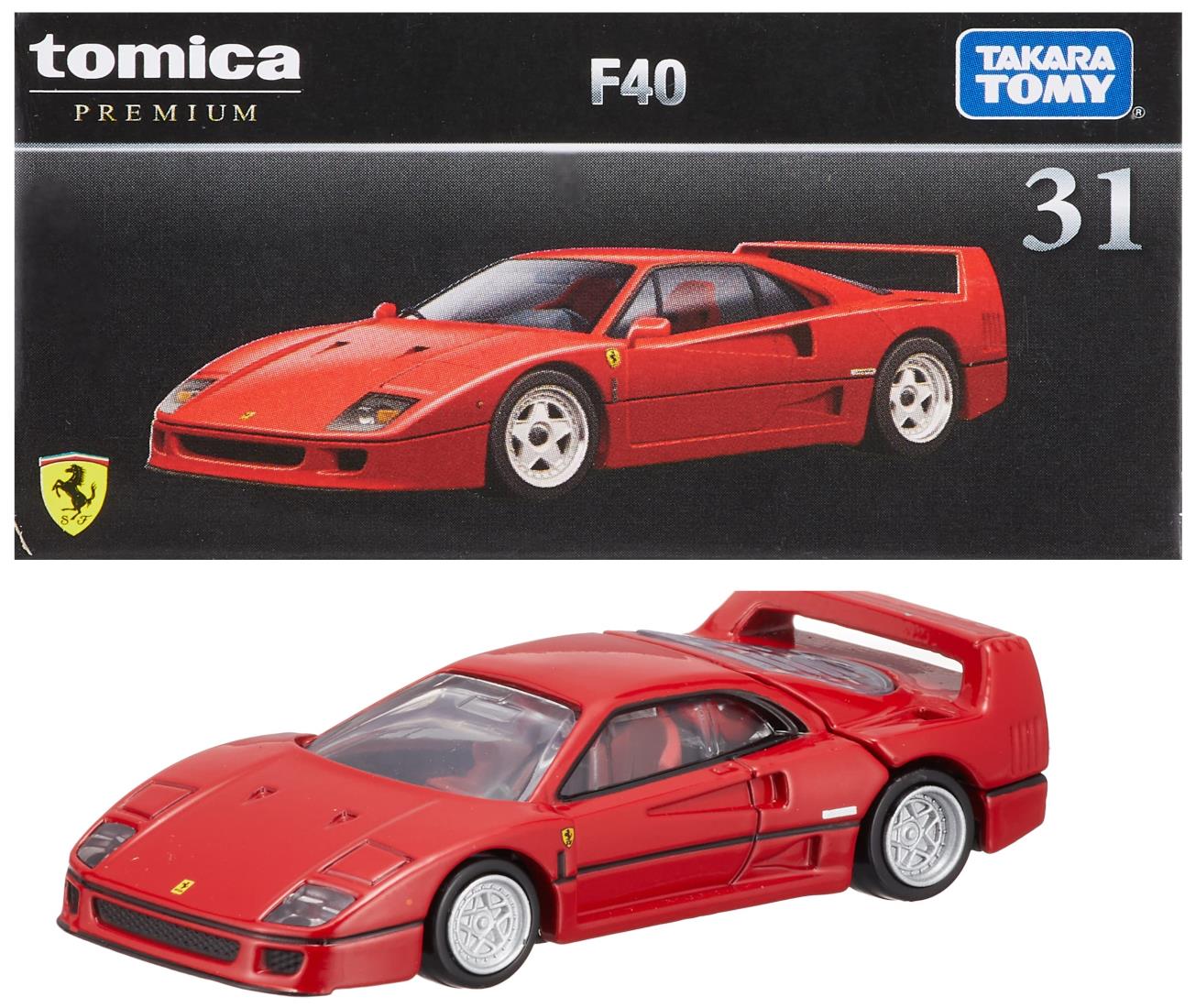 トミカ　40台 まとめ売り　スポーツカー　男の子　おもちゃ　GTR フェラーリ 楽天市場】タカラトミー トミカプレミアム 31 F40 ミニカー 車