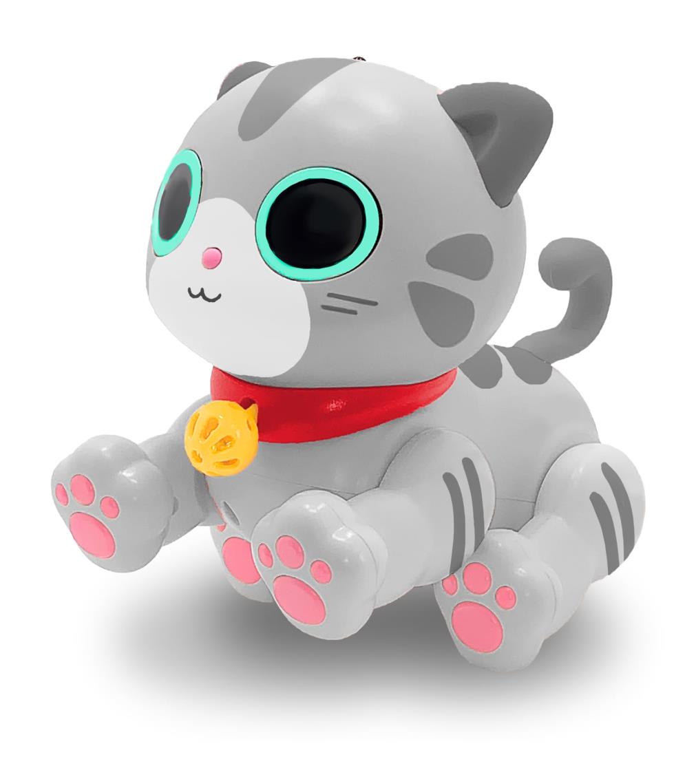 TKSK ロボキャッティフレンドリー ミィ リモコン ラジコン プログラム機能搭載 タッチセンサー搭載 音感センター搭載 ネコ型ロボット TK-117