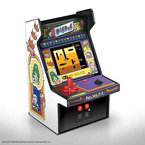 MyArcade 6.75インチ レトロ ディグダグ ミニゲーム ホワイト ＆ ブラック DGUNL-3221