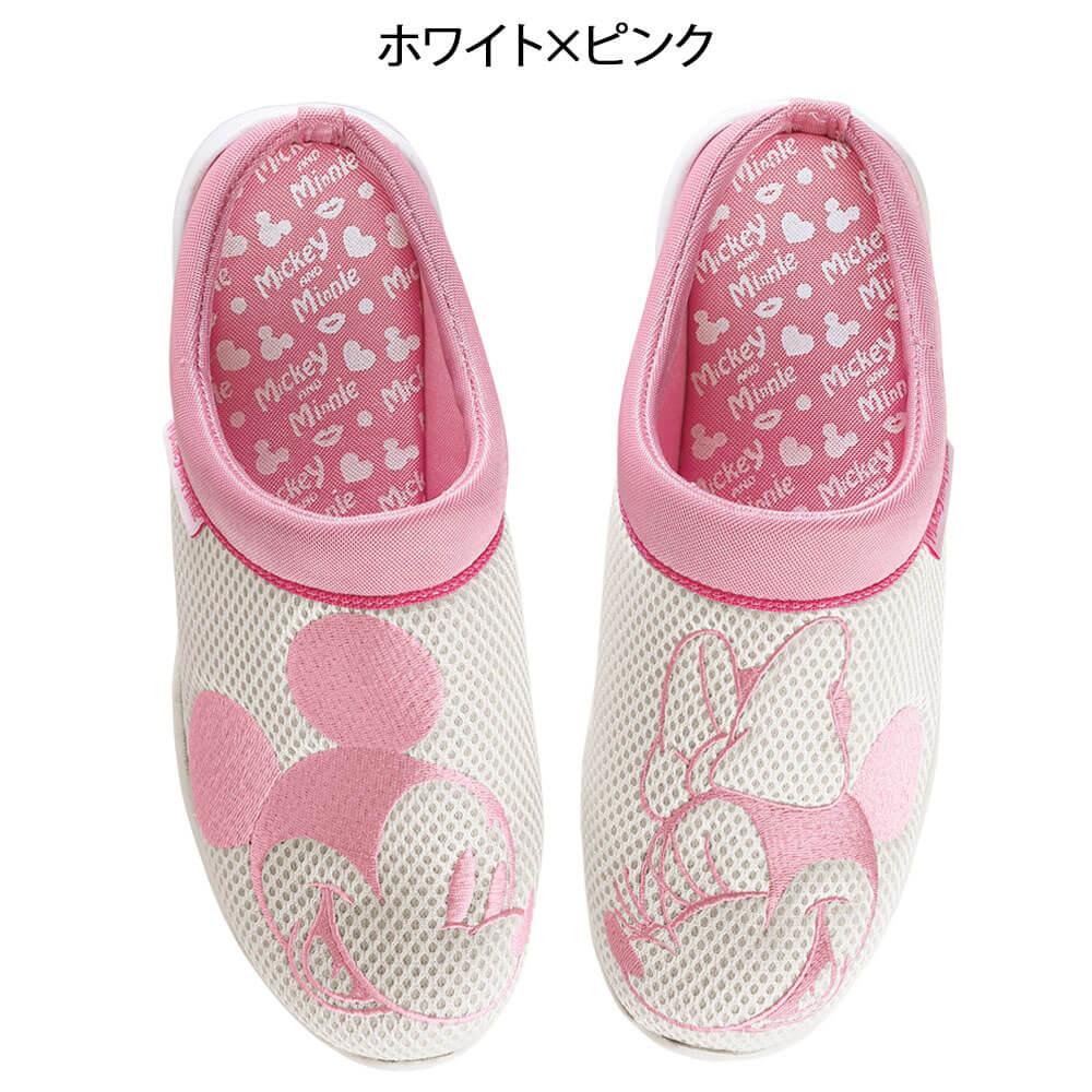 楽天市場 146 ミッキー ミニー スライダーシューズ ナースシューズ 看護 介護 ケア 疲れにくい サボ 靴 ナースリー 白衣ナースシューズ