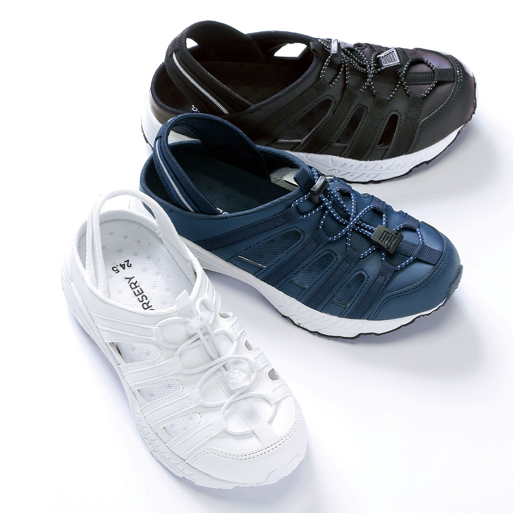 楽天市場 定番2wayナースシューズ アスレ 幅広4e ナースシューズ 看護 介護 ケア 軽量 幅広 2way 靴 ムレ サイドホール 快適 ナースリー 白衣ナースシューズ