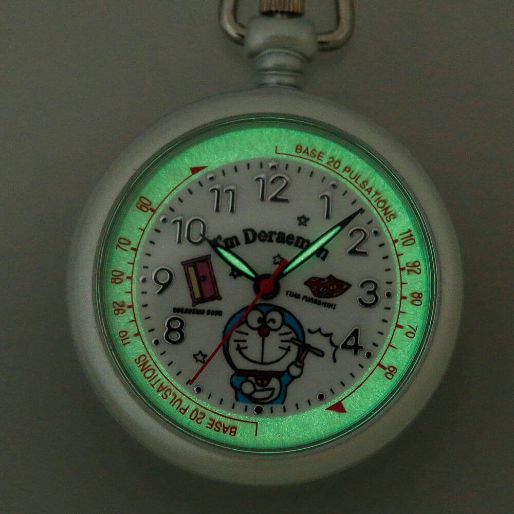 楽天市場 アイムドラえもん 2wayナースウォッチ ナース 小物 ナースグッズ 看護師 医療 時計 かわいい キャラクター 蓄光 ナースリー 白衣ナースシューズ