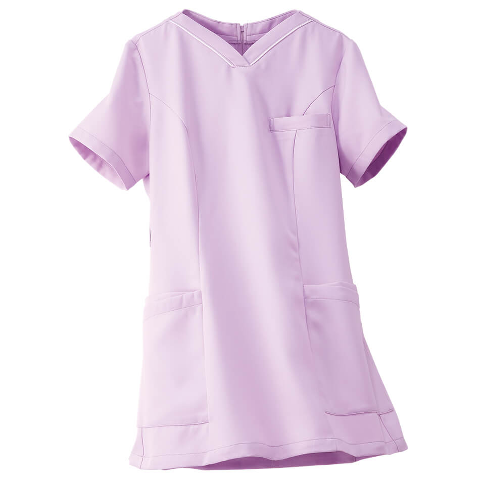 楽天市場 2408 ナースリーエアリーテクスチャースクラブ スマート 医療 ナース 看護師 白衣 女性 おしゃれ ファスナー かわいい ナースリー 白衣ナースシューズ