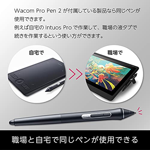 その他 ワコム ペンタブレット ペンタブ Wacom Intuos Pro Mサイズ プロ 板タブ Wacom Pro Pen 2 付属 Windows Mac 対応 Pth 660 K0 ココロハススタイル