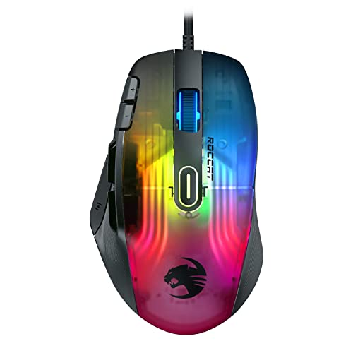 Roccat ゲーミングマウス Kone XP アッシュブラック エルゴノミック 3D RGB 多名取り草