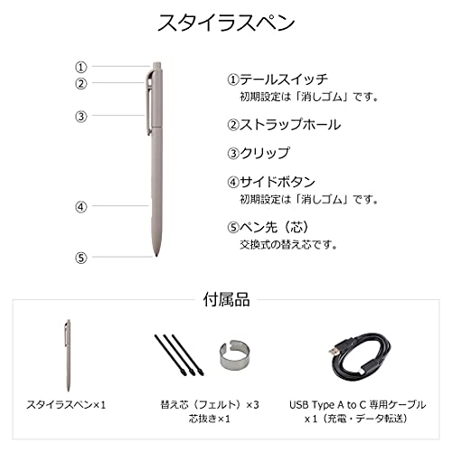 公式 富士通 QUADERNO A5サイズ FMVDP51 ホワイト 電卓・デジタル文具