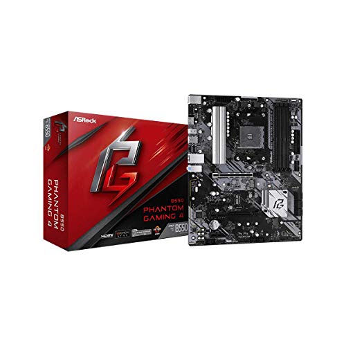 ASRock AMD Ryzen 5000シリーズ (Soket AM4)対応 B550チップセット搭載 ATX マザーボード  B550 Phantom Gaming 4