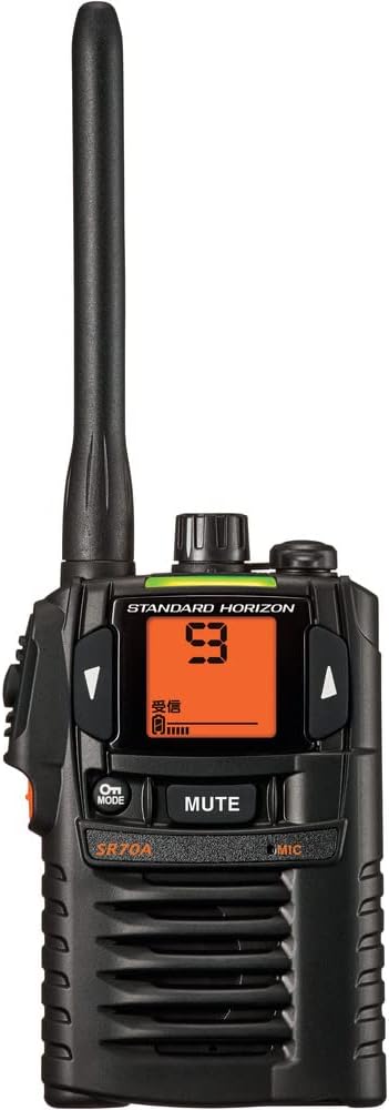 スタンダードホライゾン SR70A 黒いこと 一種独特小ワット数トランシーバー IP67防塵雨合羽 SR70A(BLACK)