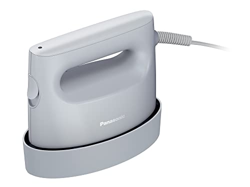 パナソニック 衣類スチーマー 360 パワフルスチーム コンパクトタイプ プレスもできる2WAY 脱臭 除菌 フロストブルー NI-FS690-A|kokolohasstyle