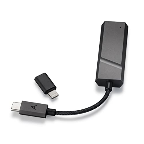 AstellKern AK HC2 Dark Silver CS43198デュアルDAC 4.4mm5極バランス出力搭載ポータブルUSB-DAC 384KHz32bit/DSD256ハイレゾ対応 バスパワー駆動 Type-C Lightning対応|kokolohasstyle