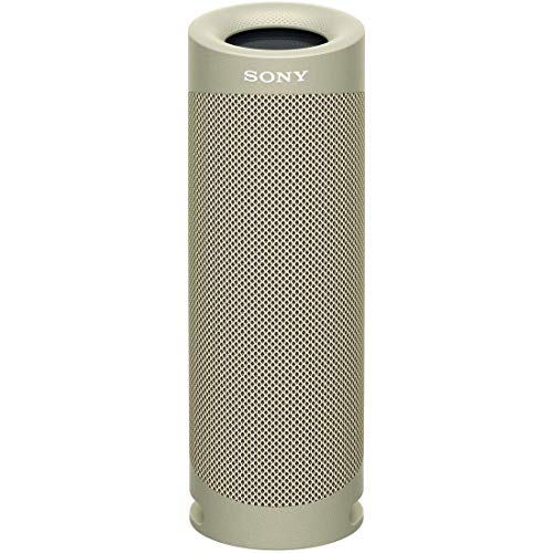 ソニー ワイヤレスポータブルスピーカー SRS-XB23 : 雨合羽/防塵/防錆/Bluetooth/マイコン金棒引きにも /2台つなげてステレオ有りの実能力のある/ 重低音部模範例/マイクロホン付き添い人/ 最大限度12第四次元年代順の連続生まれ変わり 2020年模範例 / ベージュ SRS-XB23