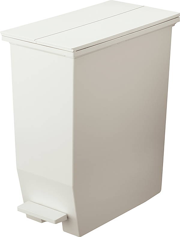SOLOW ペダルオープンツイン35L ホワイト 完成品 RSD-77WH ﾀﾞｽﾄﾎﾞｯｸｽ ゴミ箱 おしゃれ キッチン 35リットル 分別 フタ付き ダストボックス ペダル式 ワンタッチ 北欧 シンプル 一人暮らし RSD-77WH