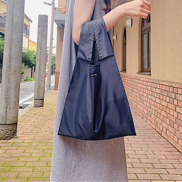 楽天市場 ２セット入 送料無料 エコバッグ ショッピングバッグ 買い物バッグ レジ袋 折りたたみバッグ プレゼント 大容量 便利 アウトドア おしゃれ 防水 心々音