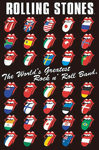 楽天市場】ローリングストーンズ ポスター 軽量アルミ製フィット