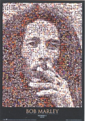 Bob Marley ボブ・マーリー　額縁付きポスター 341marley.jpg