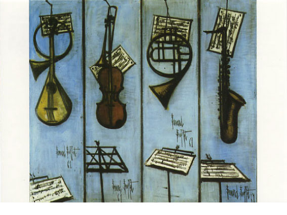 楽天市場】【フランス輸入ポストカード】ベルナール・ビュフェBernard