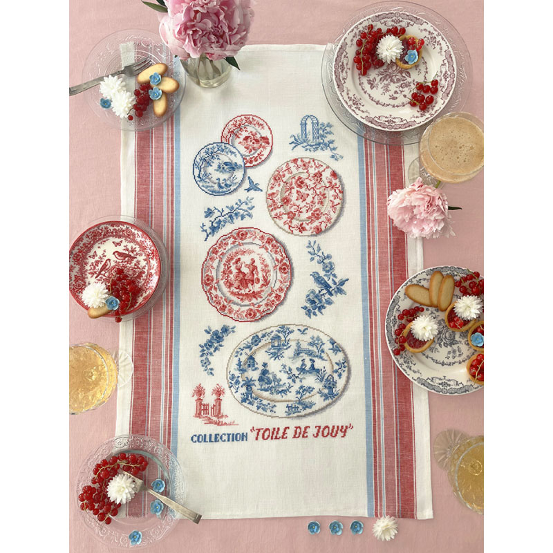 【最新作】&rdquo;Collection Toile de Jouy&rdquo;(トワル・ド・ジュイ コレクション)トルションキットVERONIQUE ENGINGER(ヴェロニク・アンジャンジェ)デザイン クロスステッチキット｜ココロショップ 8,237円