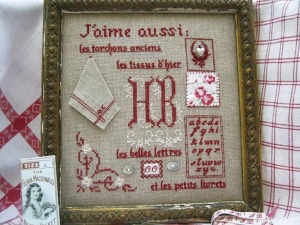 一揃いの道具リネン J\u0027aime aussi (私も唐鋤) 【上級者】