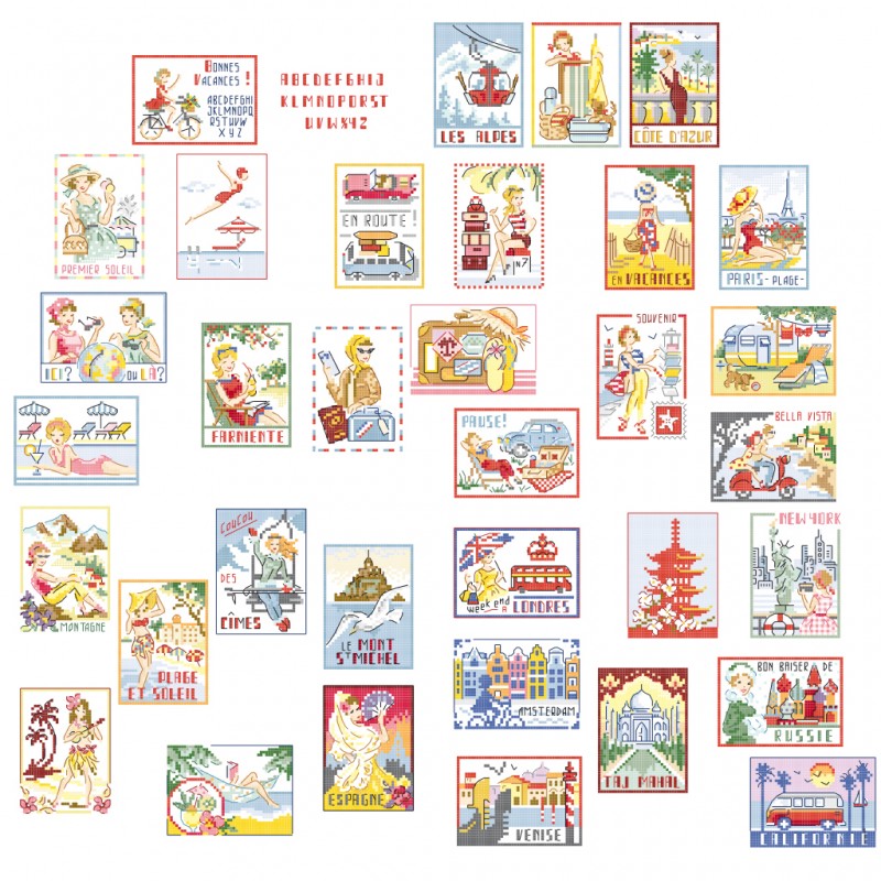 はりつけ台編み目絵図面集\