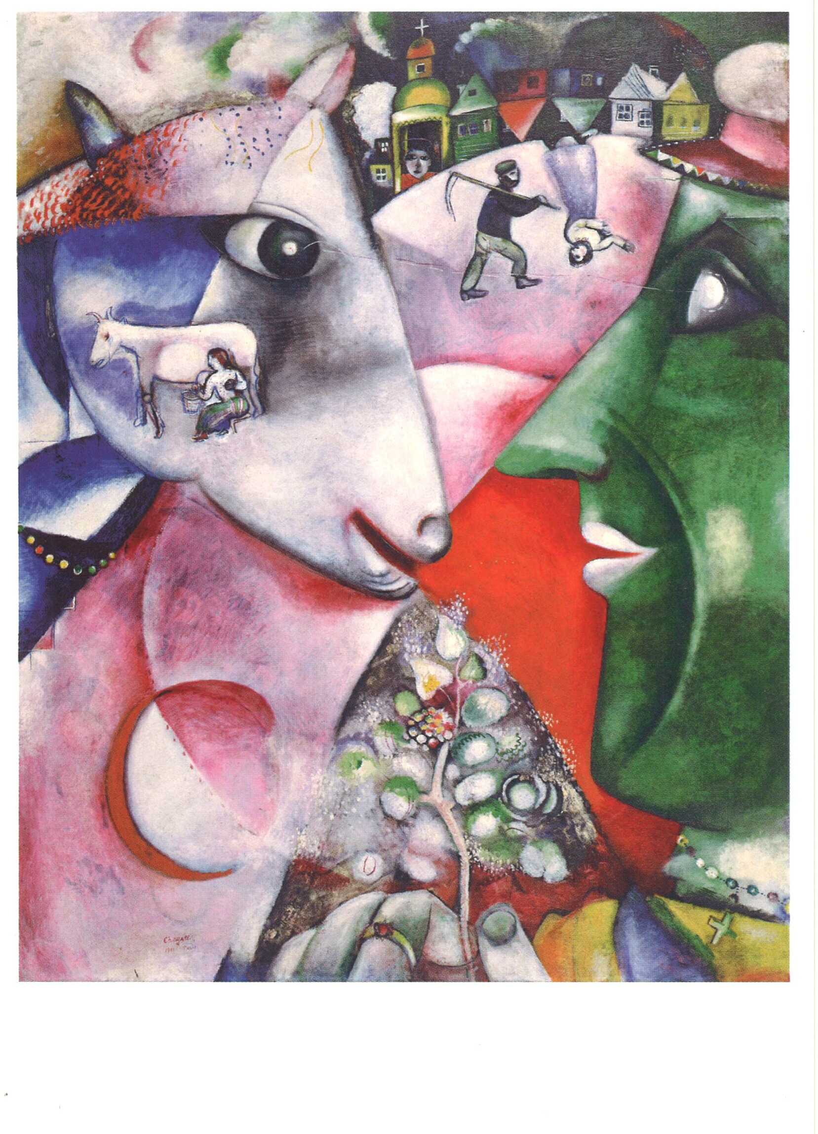 Marc Chagall「The Birthday」マルク・シャガール Amazon.co.jp